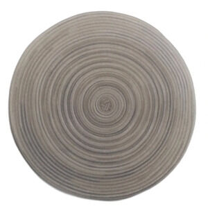 Round Braided Placemat Table Setting Decor‎ Neutral Tan Gray Beige LOT 2
